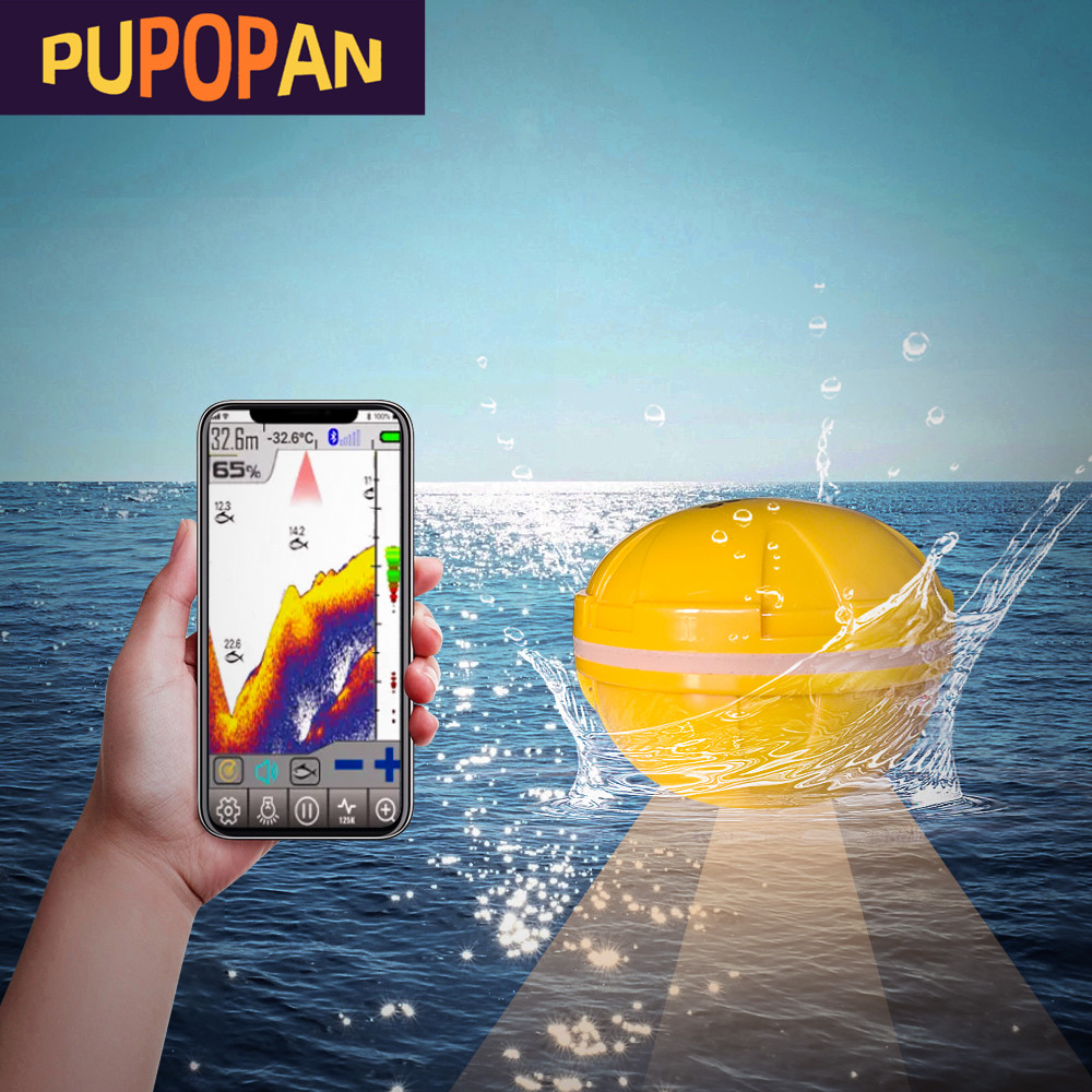 Fish Finder Portable - PUPOPAN 100M Brand New Smart Phone