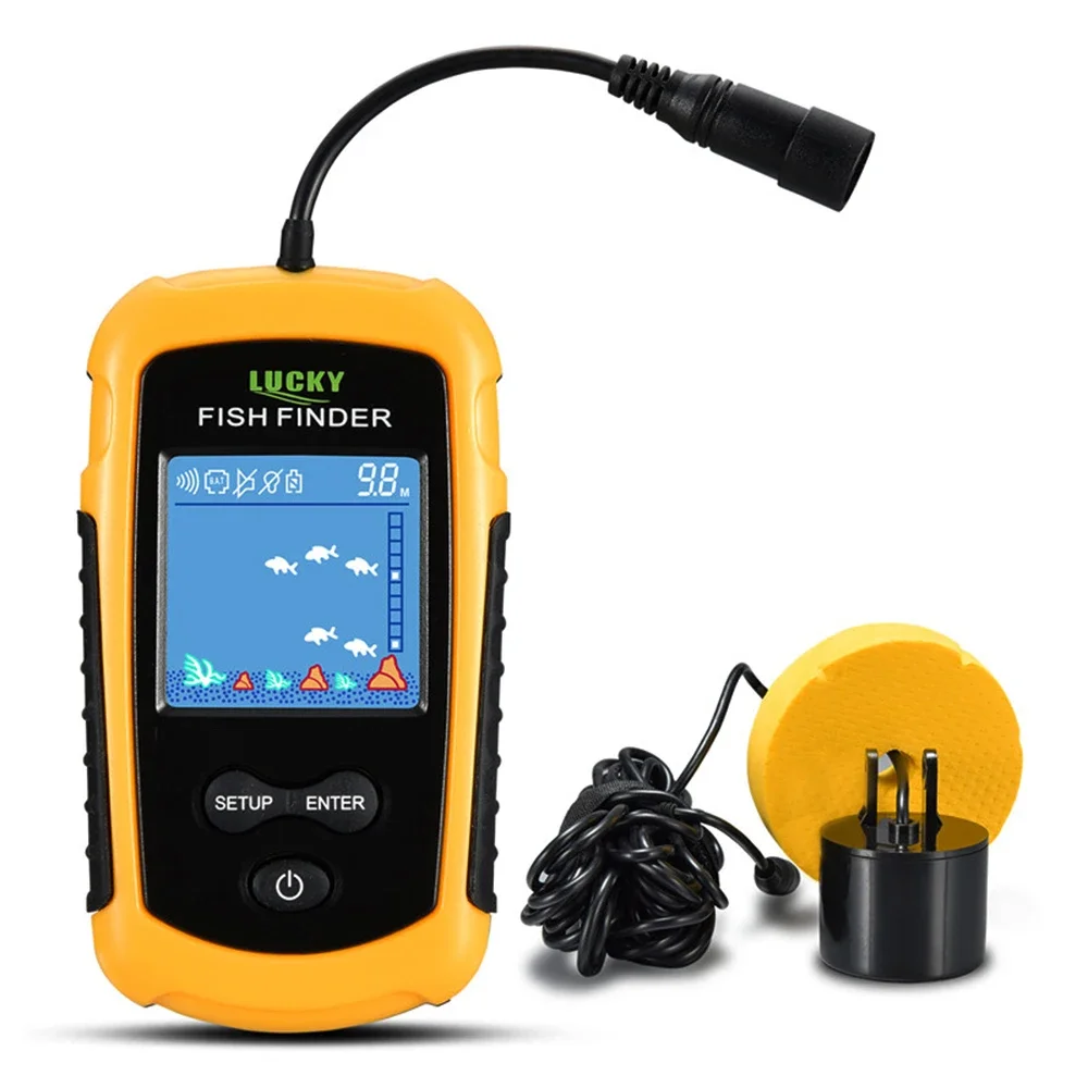 Lucky LCD Color Screen Portabl - Fish Finder Portable avaliação e preço