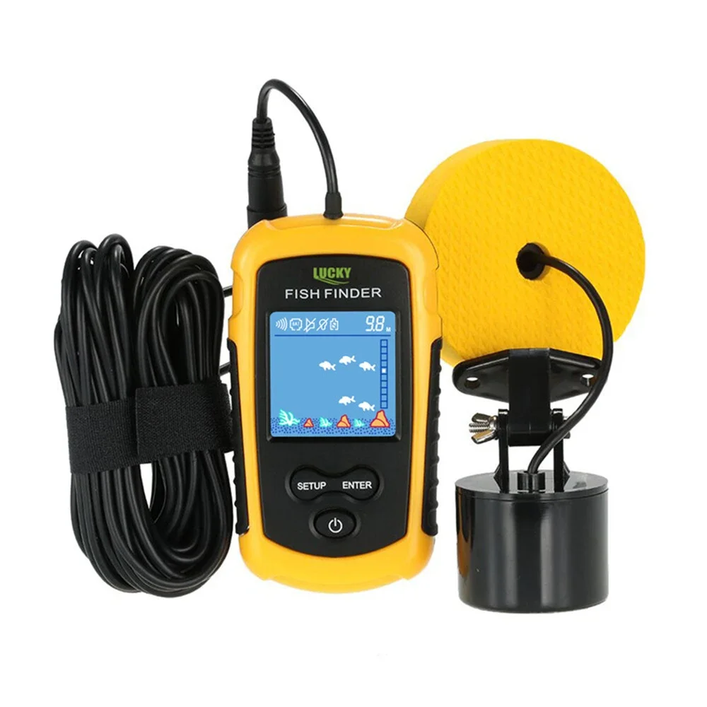 Lucky LCD Color Screen Portabl - Fish Finder Portable avaliação e preço