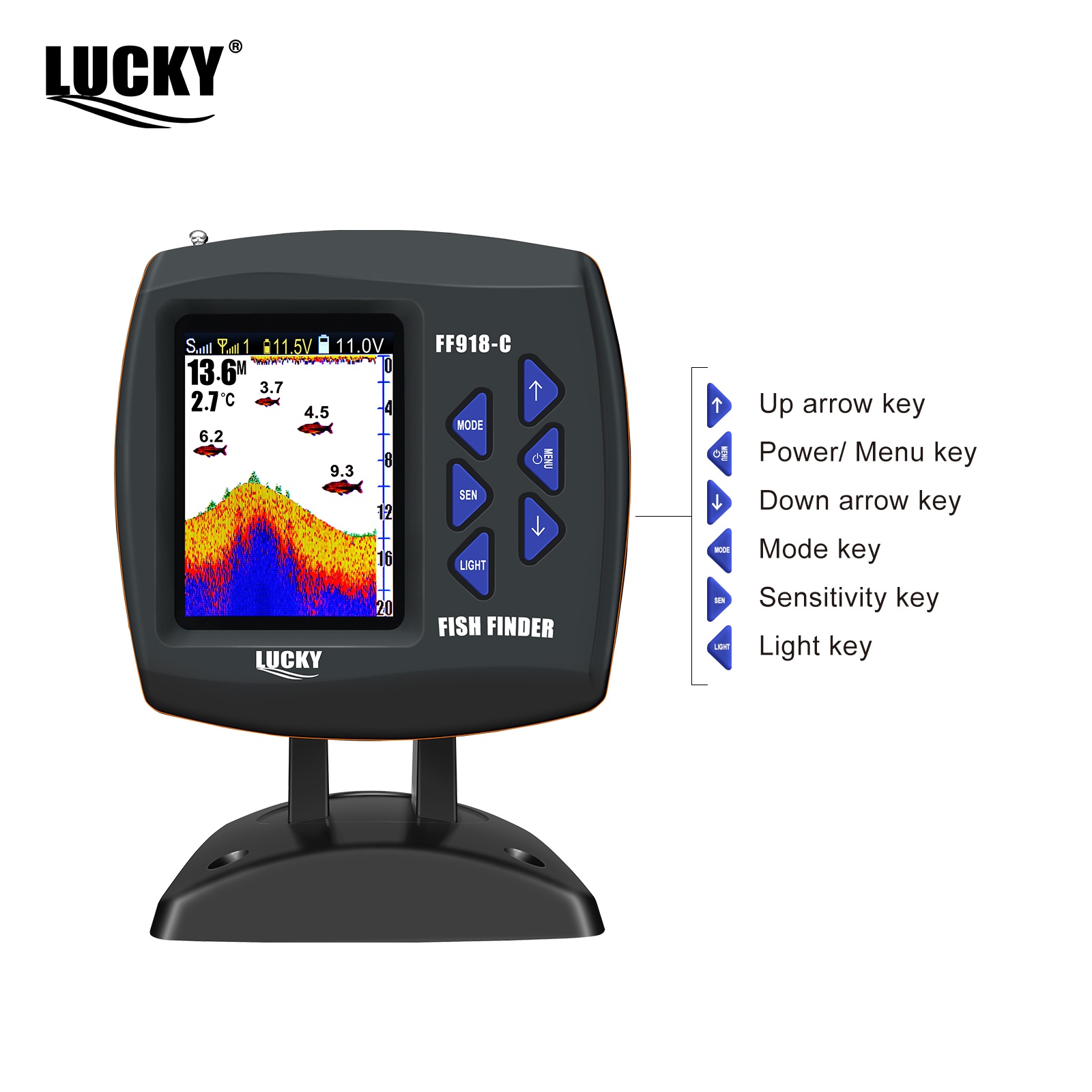 Lucky FF918 Wireless Remote Co - Fish Finder Portable avaliação e preço