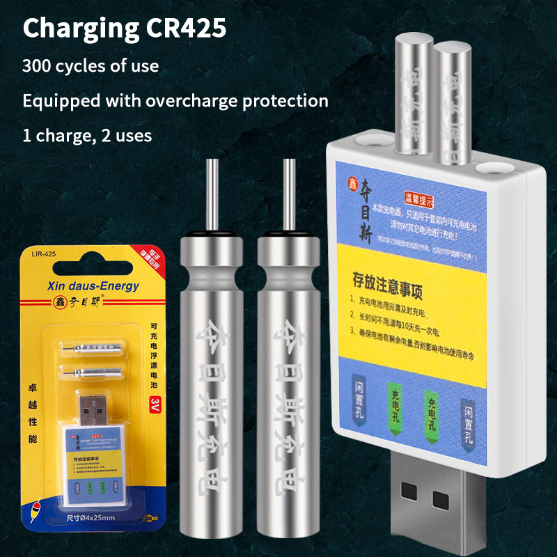 Float Rechargeable Battery CR4 - Fish Finder Charger avaliação e preço