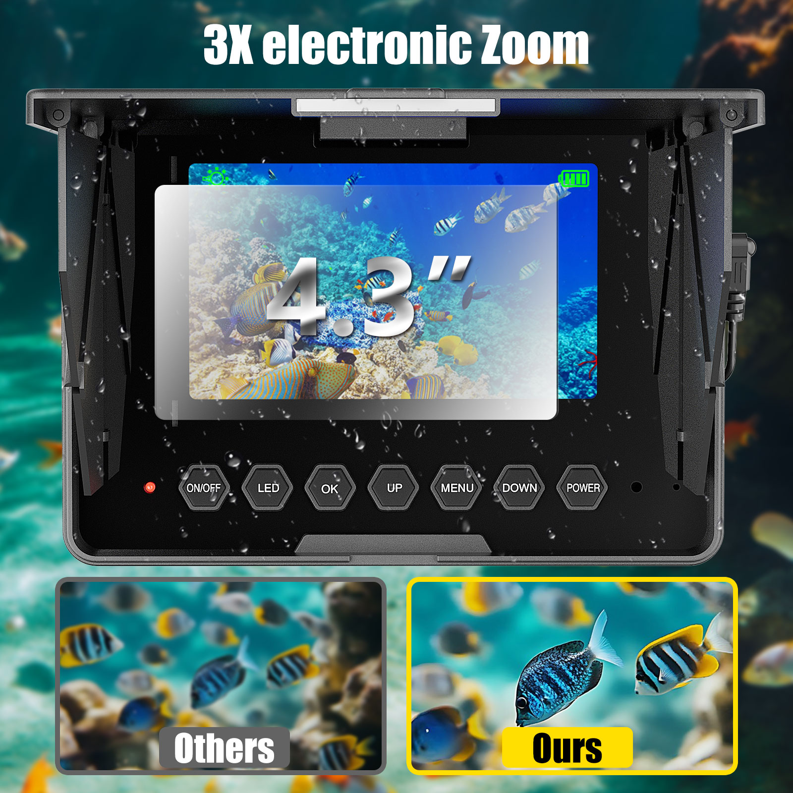 Underwater Fishing Camera - 15 - Fish Finder Battery avaliação e preço