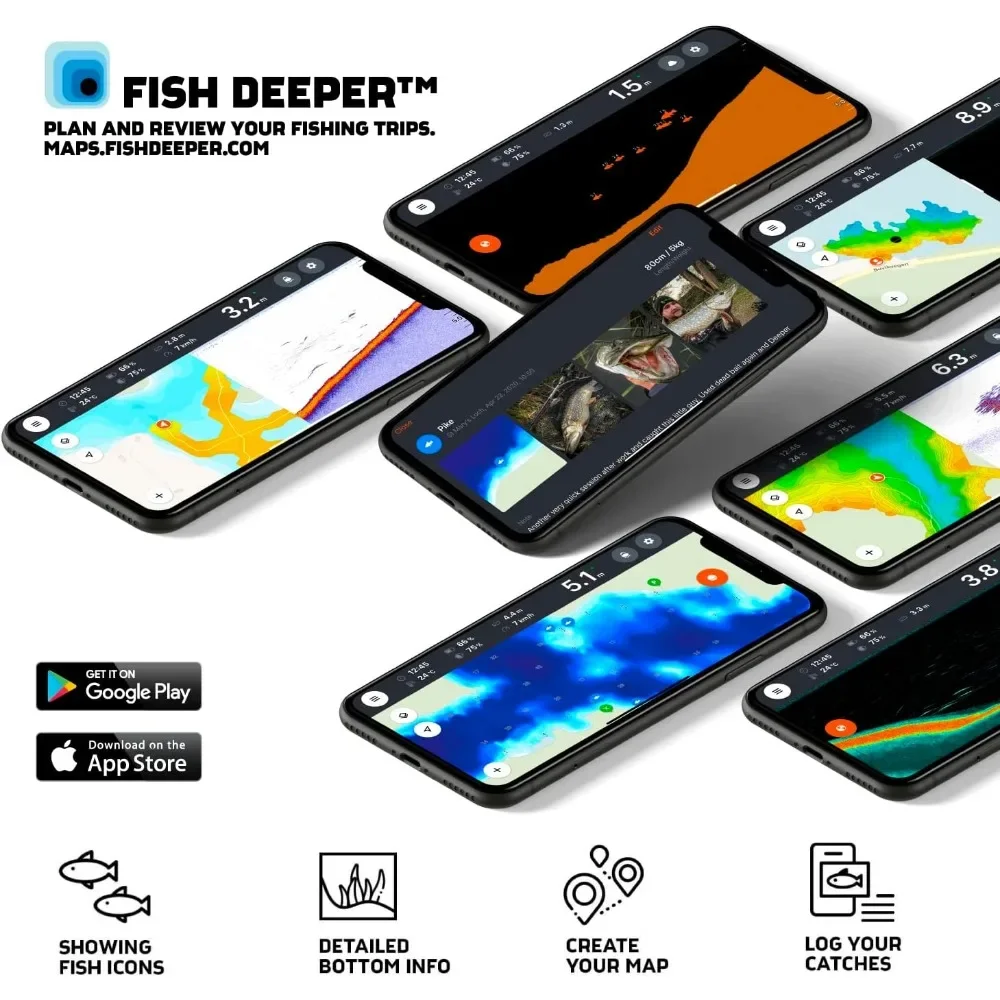 A  Chirp 2 Sonar Fish Finder - - Fish Finder Portable avaliação e preço