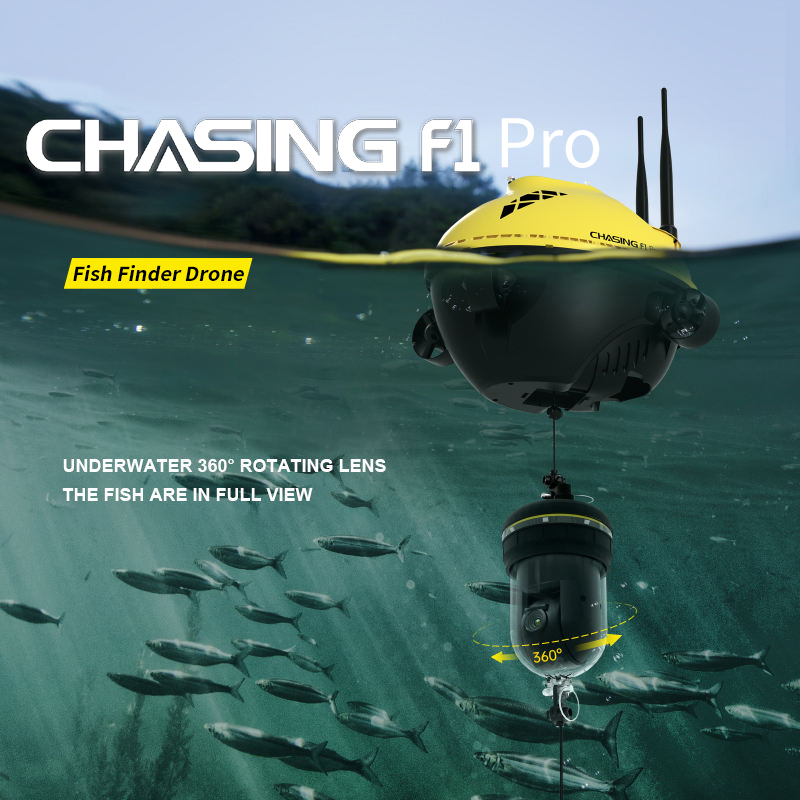 F1 Pro Bait Boat With Fish Fin - Fish Finder Gps avaliação e preço