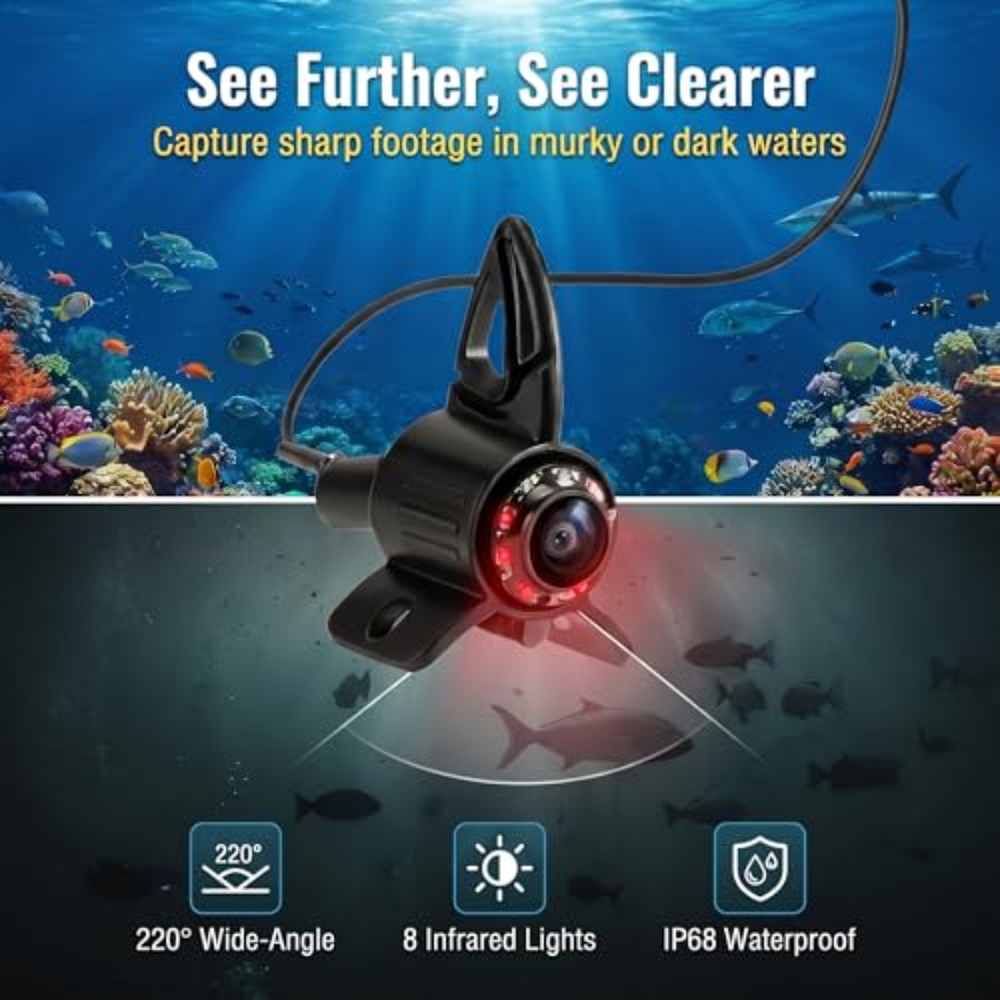 Underwater Fishing Finder Came - Fish Finder Portable avaliação e preço