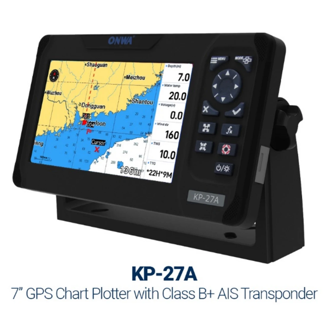 ONWA KP-27A 7-inch Color LCD G - Fish Finder Gps avaliação e preço