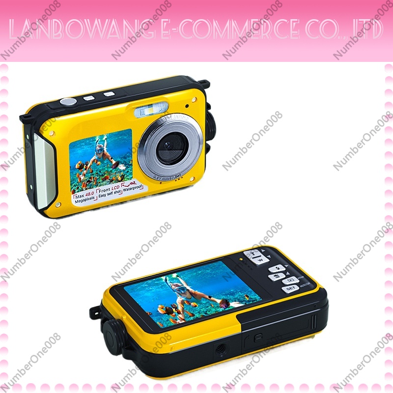 Dual Screen Waterproof Action  - Underwater Camera avaliação e preço