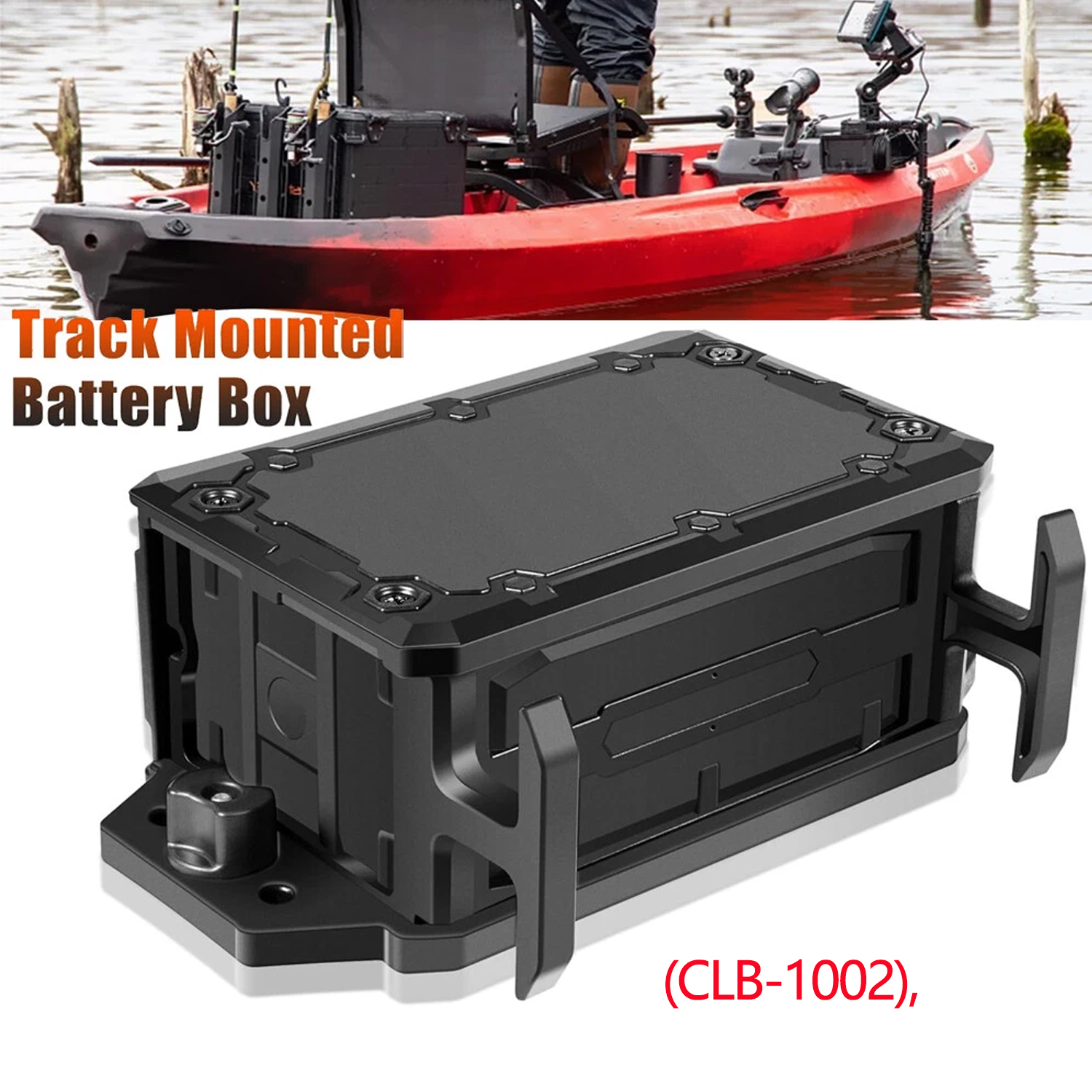 Track Mounted Battery Box for  - Fish Finder Battery avaliação e preço