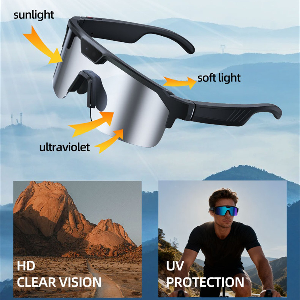 AI Smart Cycling Glasses Men W - Fishing Camera avaliação e preço